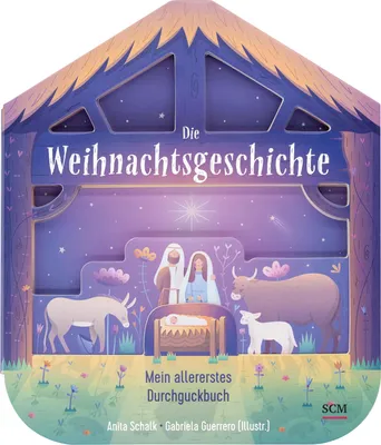 Produktbild von Die Weihnachtsgeschichte - Mein allererstes Durchguckbuch
