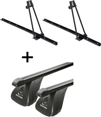 Produktbild von 2x Fahrradträger ORION + Dachträger VDP Stahl kompatibel mit für Kia Cee'd II 3-5 Türer ab 2012