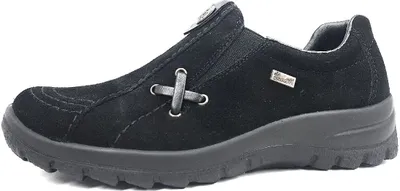 Obrázok produktu pre Rieker Samtcalf dámske mokasíny slip-on mokasíny black casual, veľkosť topánok:40 EU
