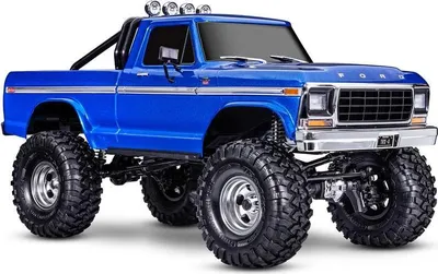Produktbild von TRAXXAS TRX4 79er Ford F150 High-Trail 1/10 Crawler RTR blau Brushed, ohne Akku und Ladegerät ho-TRX92046-4BLUE
