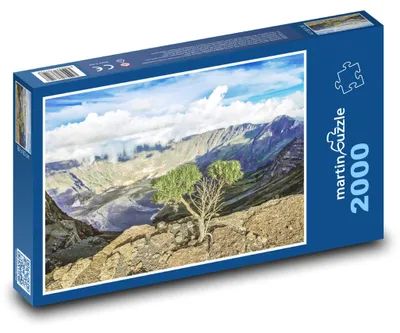 Zdjęcie produktu dla Puzzle 2000 Malownicza góra i wulkan - martinpuzzle