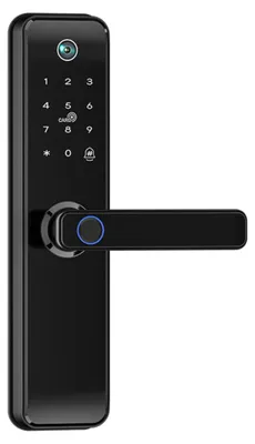 Immagine prodotto di INF Serratura intelligente con visore, impronta digitale, RFID e password, alluminio per porte