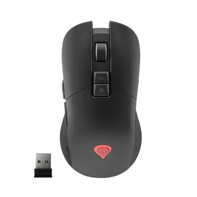 Zdjęcie produktu dla GENESIS Zircon 330, Po prawej stronie, Optyczny, RF Wireless, 3600 DPI, 4000 fps, Czarny, Czerwony