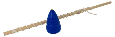Produktbild von GICO Peitschenkreisel aus Holz - Qualität  EU – 6445 blau