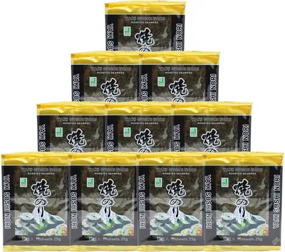 Produktbild von JHFoods Gold Yaki Sushi Nori 10x25g