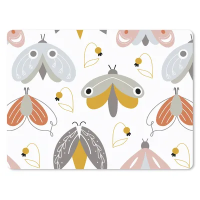 Produktbild von MuchoWow® Mauspad Mousepad Muster - Kinder - Mädchen - Insekten 23x19 cm - Mousepads - Maus Mat - Pad - Mausunterlage - Schreibtischunterlage - Mauspad