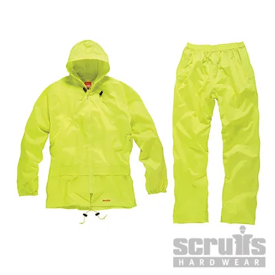 Produktbild von Scruffs Regenanzug L Signal gelb Regenjacke Regenhose