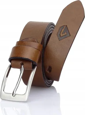 Produktbild von Gracio Klassischer Ledergürtel Herren Braun 3 cm