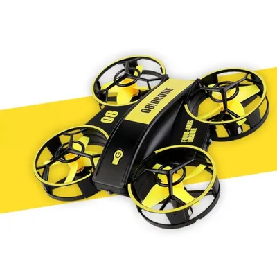 Produktbild von AIORBER Mini UFO Drohne mit LED, Handsteuerung & 3 Geschwindigkeiten für Kinder – Indoor Flugspielzeug