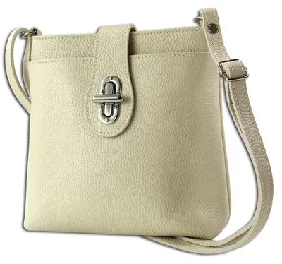 Produktbild von Toscanto Leder Tasche Umhängetasche beige OTT828UI