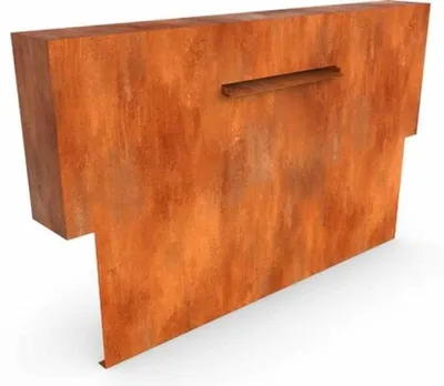 Productafbeelding van Cascadi Cortenstaal Watervalelement op vijver 1250 x 250 x 1200 mm Geroba