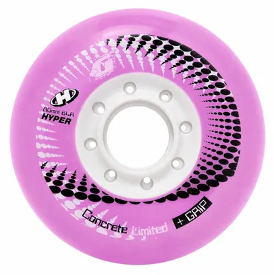 Produktbild von Rollen 4er-SET Hyper Concrete+G Limited Edition 84A 72mm pink
