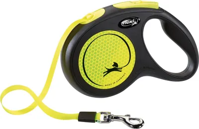 Produktbild von flexi New NEON M Gurt 5 m schwarz