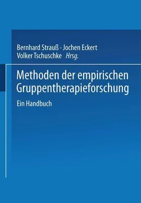 Immagine prodotto di Methoden der empirischen Gruppentherapieforschung
