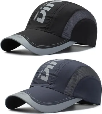 Imagen del producto de Conjunto de dos gorras de béisbol, ajustables, uni, para actividades deportivas al aire libre