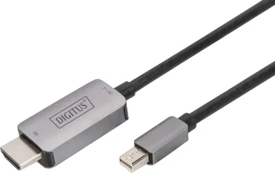Image de DIGITUS DB-340109-010-S Câble adaptateur DIGITUS Mini DisplayPort 8K, mini-DP - HDMI-A