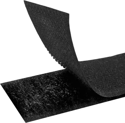 Produktbild von Klettband doppelseitig, schwarz, 5 m x 40 mm, für Kleidung und DIY