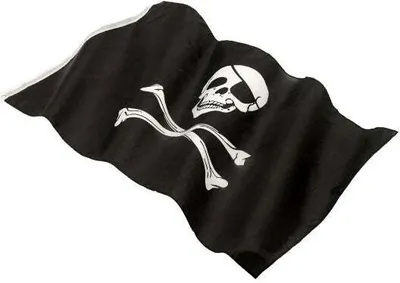 Produktbild von Schwarze Totenkopf Piratenflagge