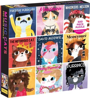 Immagine prodotto di Music Cats 500 Piece Family Puzzle – Lingua: Inglese