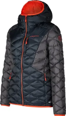 Produktbild von Pinnacle Down Jkt W, Black/Cherry Tomato, XL, Ski Mountaineering, Apparel, Top, Woman - La Sportiva