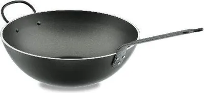 Image de Lacor - 23830 - Wok Robuste Aluminium 30 cm - Noir