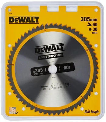 Productafbeelding van Zaagblad voor cirkelzaag, DEWALT, Ø305x30mm