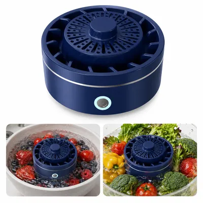 Produktbild von Obst- und Gemüse Reiniger kabellos, elektrische Gemüsewaschmaschine mit OH-Ionen Reinigung, IPX7 wasserdichter Lebensmittelreiniger für Obst, Gemüse und Küche