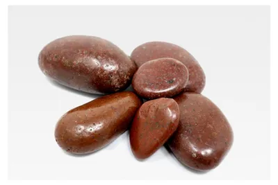 Produktbild von Polierte Kieselsteine Dekosteine Rot 40kg