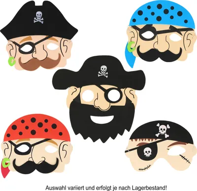 Produktbild von com-four® 36-teiliges Mitgebsel-Set Pirat - Goodies und Gastgeschenke für Kindergeburtstag und Mottoparty - Piraten-Party-Zubehör für 6 Kinder [Auswahl variiert]