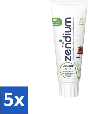 Immagine prodotto di Dentifricio Zendium junior 75 ml - confezione risparmio - 5 pezzi