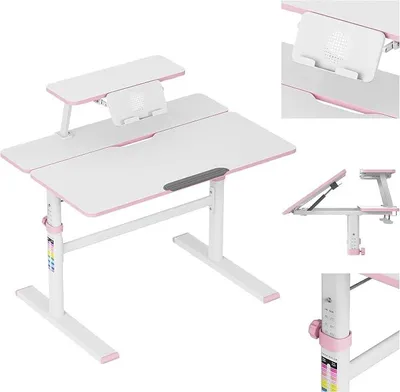 Imagen del producto de Escritorio infantil ajustable en altura - 90x60 cm