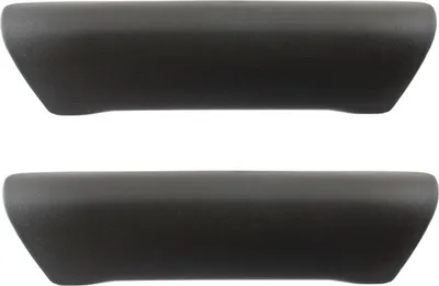 Image de 2x Cache poignée de porte AVANT GAUCHE + DROITE Intérieur NOIR pour VW T5 V à partir de 2003-