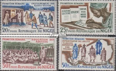 Produktbild von Briefmarken Niger 1965 Mi 95-98 (kompl.Ausg.) postfrisch Volksbildung