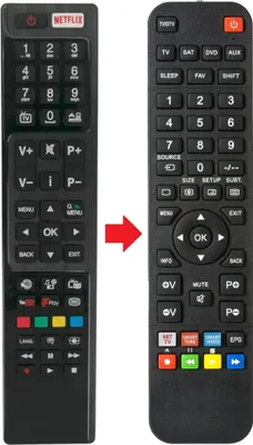 Produktbild von Fernbedienung passend für DIGIHOME 40273SFVPT2FHD | 40292UHDSFVPT2