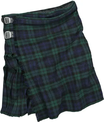 Produktbild von Black Premium by EMP Herren grün-blaues Kult Tartan Kilt größenverstellbar L