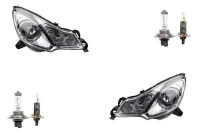 Produktbild von Scheinwerfer passend für Citroen C3 DS3 09- mit H7 H1 Set Links Rechts 1606930980 6208S9 6208Y0 00006208Y0 1606931680 1606930680 6206S9 Johns
