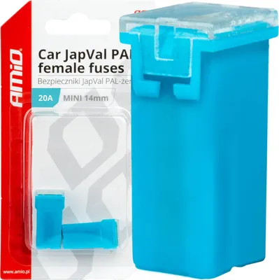 Obrázok produktu pre Poistky do auta JAPVAL PAL 20A samica sada 2 AMIO-03435
