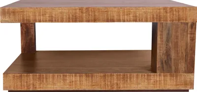 Produktbild von Möbilia Couchtisch 43 x 30 cm | Mango-Holz | B 43 x T 30 x H 43 cm | natur | 23020002 | Serie COUCHTISCH
