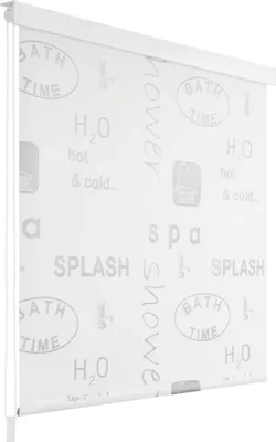 Produktbild von vidaXL Duschrollo 100x240 cm Splash-Design