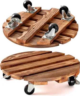 Produktbild von Pflanzenwagen - Nachhaltiges Holz - Geeignet für Innen und Außen