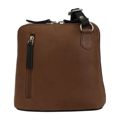 Produktbild von C1427 Cinino Umhängetasche Ledertasche Cognac