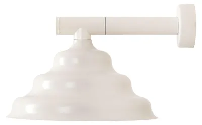 Produktbild von Wandleuchte Metall Glas B: 23 cm Creme G9 Modern Wandlampe