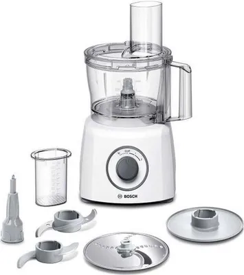 Image de Robot Multifonctions BOSCH MultiTalent3 MCM3100W, 800 W, Capacité 2,3 L, 2 Vitesses + Pulse, Blanc
