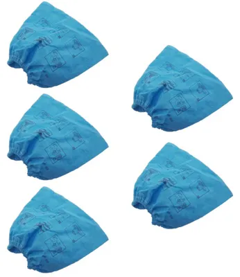 Produktbild von 5x Trade-Shop Stoffbeutel / Textilfilter / Trockenfilter blau 25 x 22 x 2,5 cm kompatibel mit Parkside 30250135, 30250135PS / Zubehör für Staubsauger