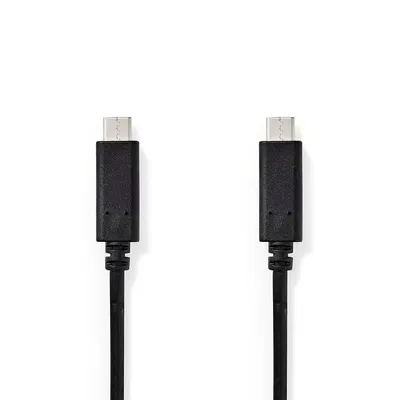 Obrázek produktu pro Nedis CCGP64700BK10, 1 m, USB C, USB C, USB 3.2 Gen 1 (3.1 Gen 1), 4,8 Gbit/s, Černá