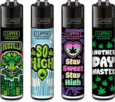 Produktbild von Clipper Reibrad Feuerzeuge 420 Mix #11, 4 Stück