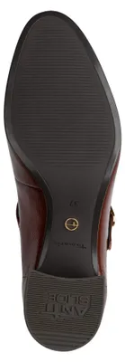 Productafbeelding van Tamaris dames pumps met Mary Jane versiering en ANTIslide technologie, artikelnummer 1-22311-43, maat: 38 EU, kleur: bruin