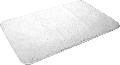 Produktbild von Kinzler hochwertige Mikrofaser Badematte, 80x150 cm, mit rutschfestem Rücken, weiß; J-10008/00