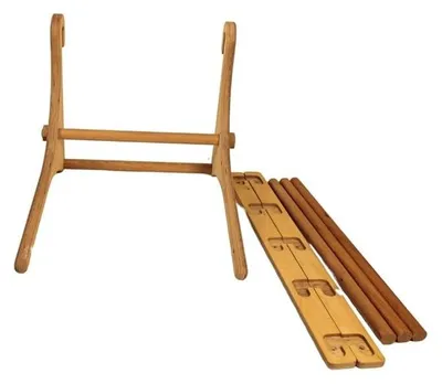 Produktbild von BearOnBar – Full Set aus robusten Trainingsgeräten aus Holz: Dip-Stange und Klimmzugstange bis 100 cm – 5-stufige Höhenverstellung für Türrahmen
