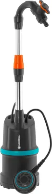 Image de Pompe pour tonneaux de pluie 4000/1, pompe submersible / de pression (noir/turquoise, 400 Watt)